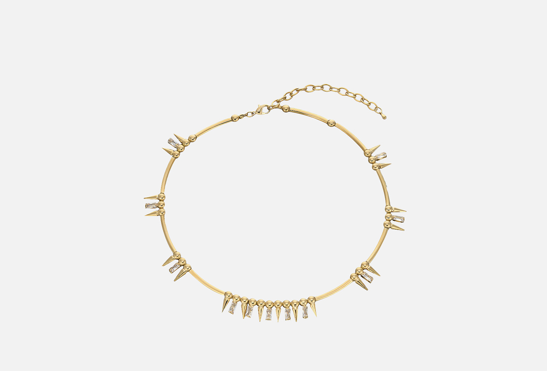 Изображение товара Колье Bluejay Spike с шипами и фианитами 38 см + 5 см удлинение