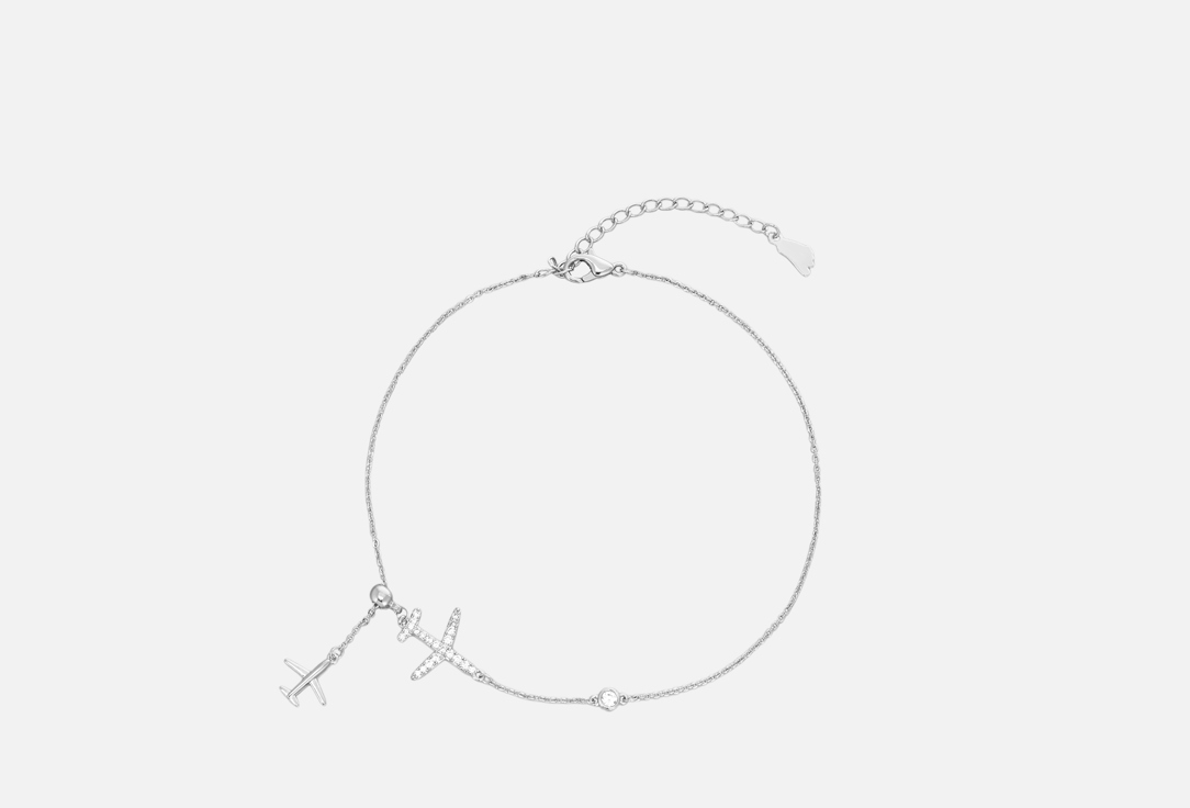 Изображение товара Анклет Bluejay Plane FW2025 с самолетиками для женщин 23 см + 5 см удлинение