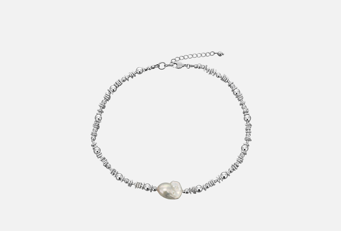 Изображение товара Колье Bluejay Dragon из гематита и жемчуга длина 38 с удлинением 5 см