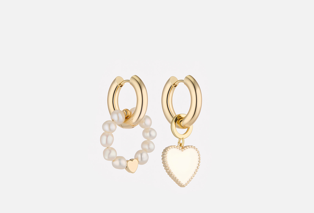 

Серьги PINKCODE, WHITE and PEARL 2 шт