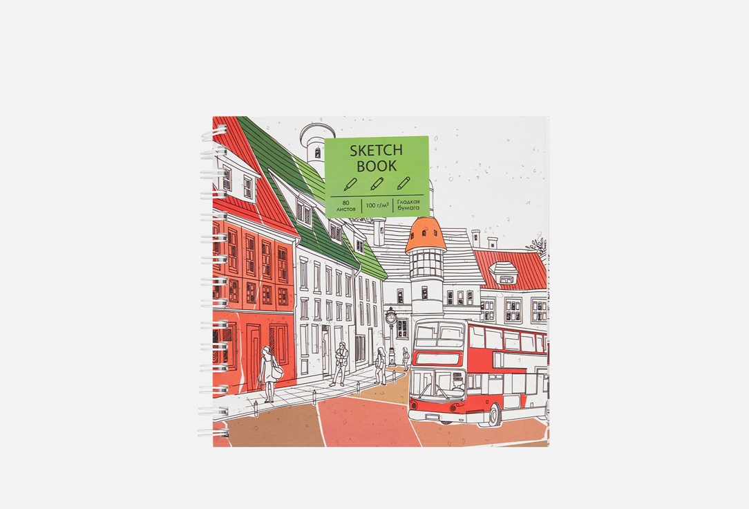 

Скетчбук LISTOFF, Город 1 шт