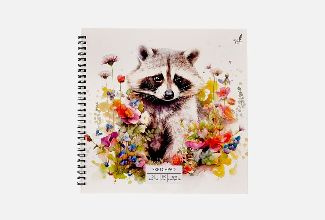 

Скетчбук LISTOFF, Енотик 1 шт