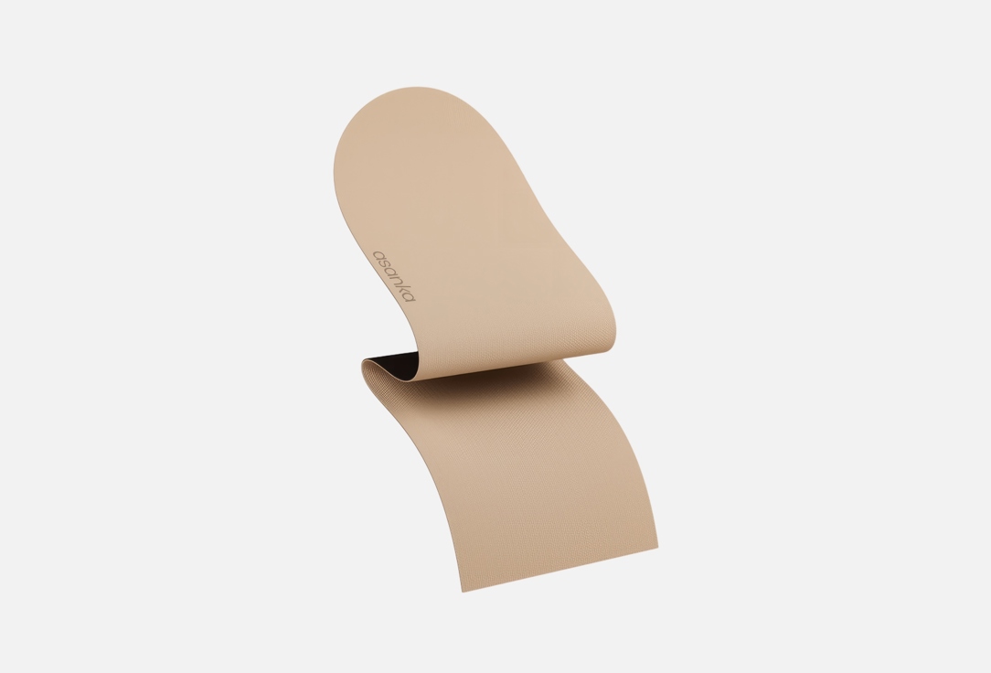 Коврик для йоги и фитнеса ASANKA Beige yoga mat 1 шт