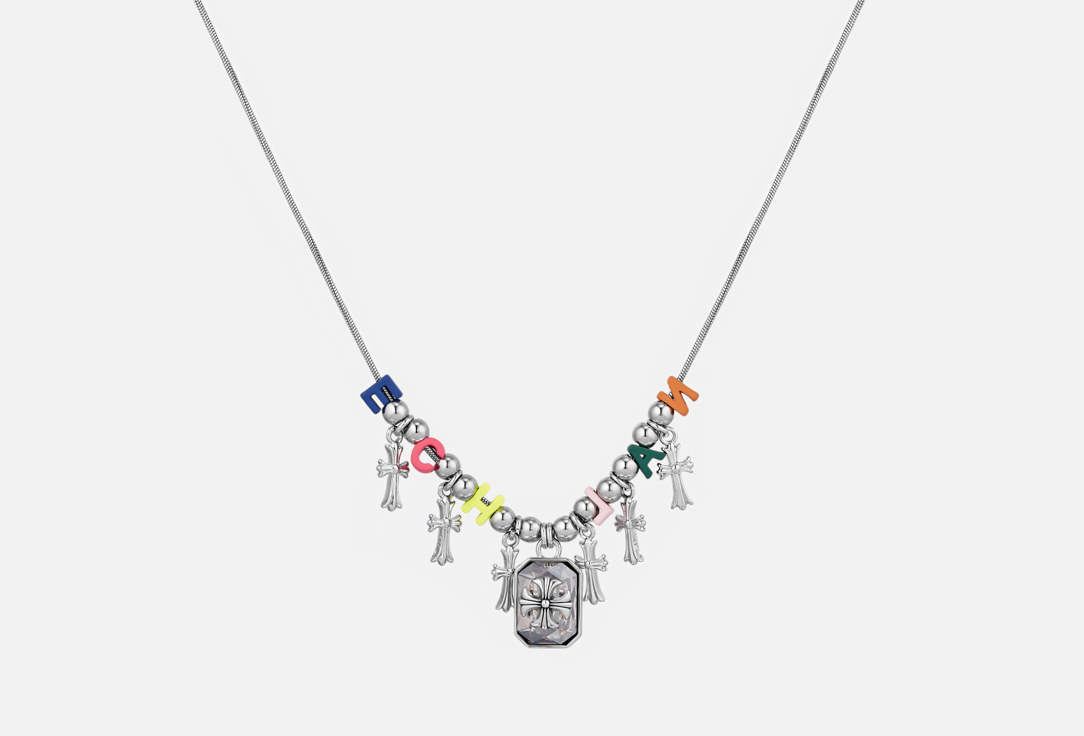 Изображение товара Колье PABUR LETTERS серебряный