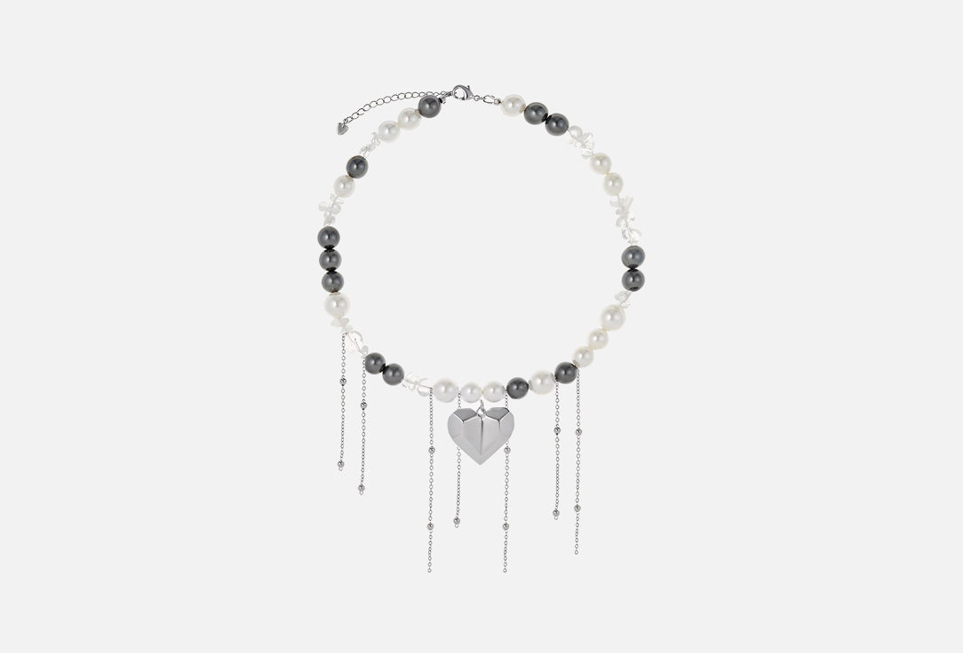 Изображение товара Колье Sweet Honey Jewelry Керри с гематитом и горным хрусталем для женщин