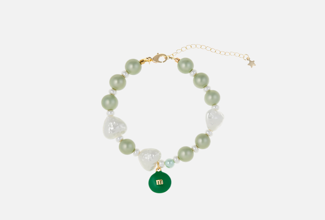 Изображение товара Браслет с жемчугом и позолотой Sweet Honey Jewelry Мята подвеска m&m для женщин