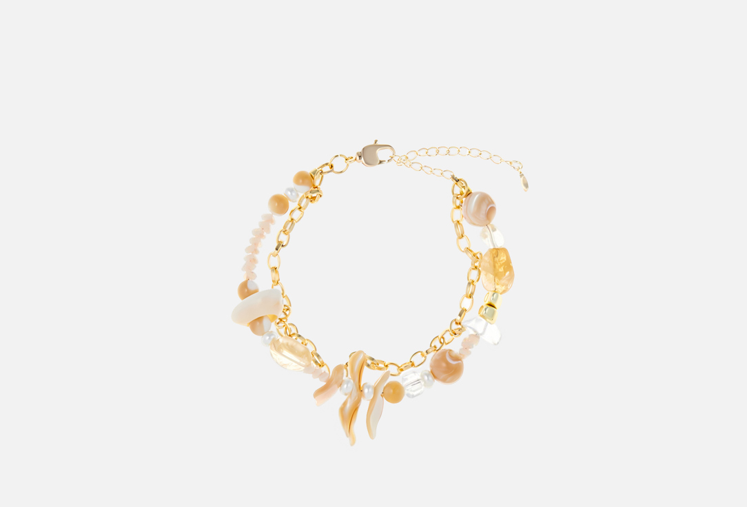 Изображение товара Браслет Sweet Honey Jewelry с ракушкой и натуральными камнями