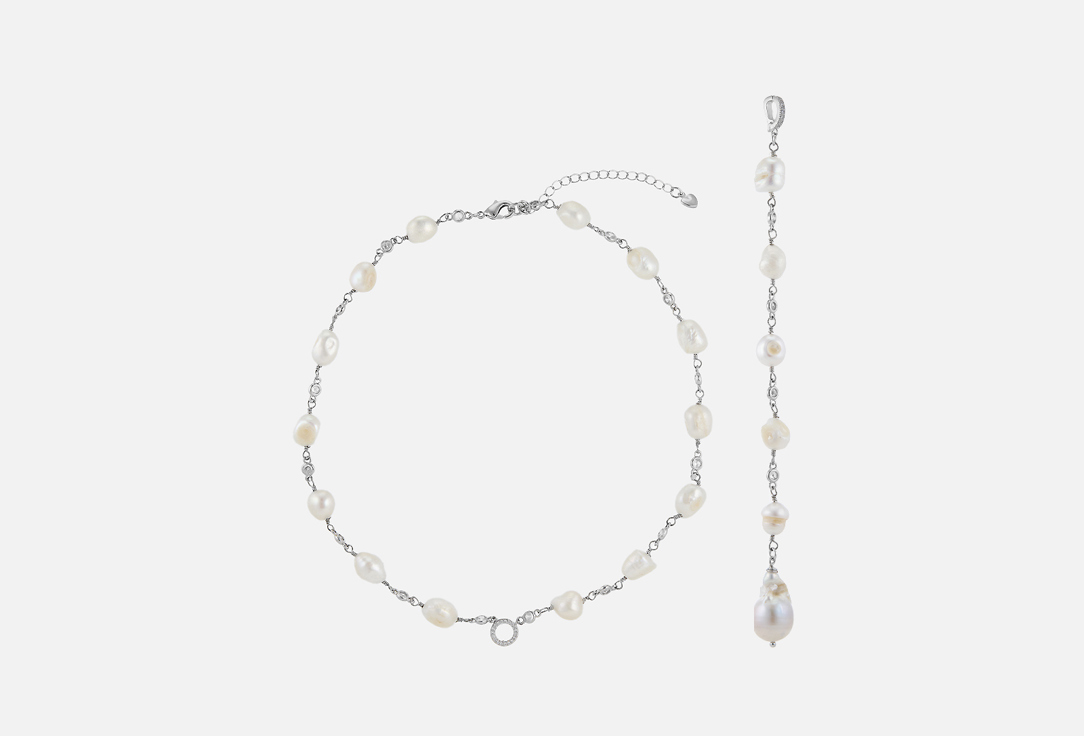 Изображение товара Колье-галстук Forat Brand з натурального жемчуга