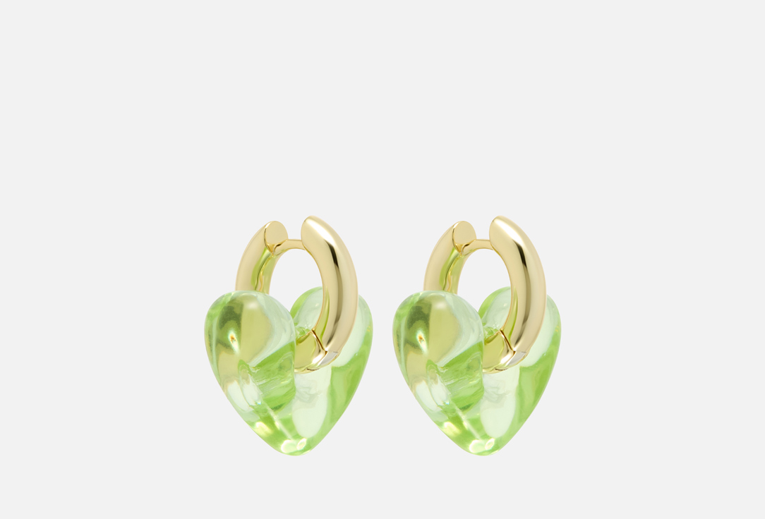 

Серьги-трансформер ФЕТИШ, Green Golden 2 шт