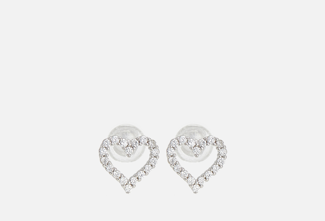 Изображение товара Серьги VIAMORE Heart mini silver