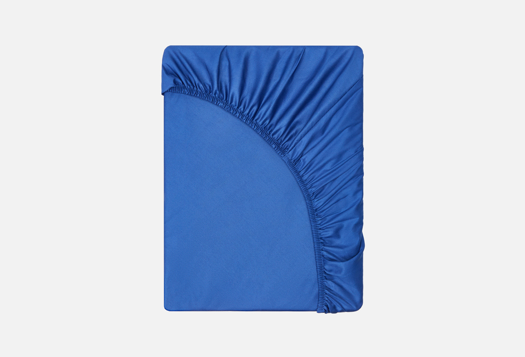 

Простыня на резинке ECOTEX, Синий, Моноспейс, тёмно-синий, 140х200 1 шт