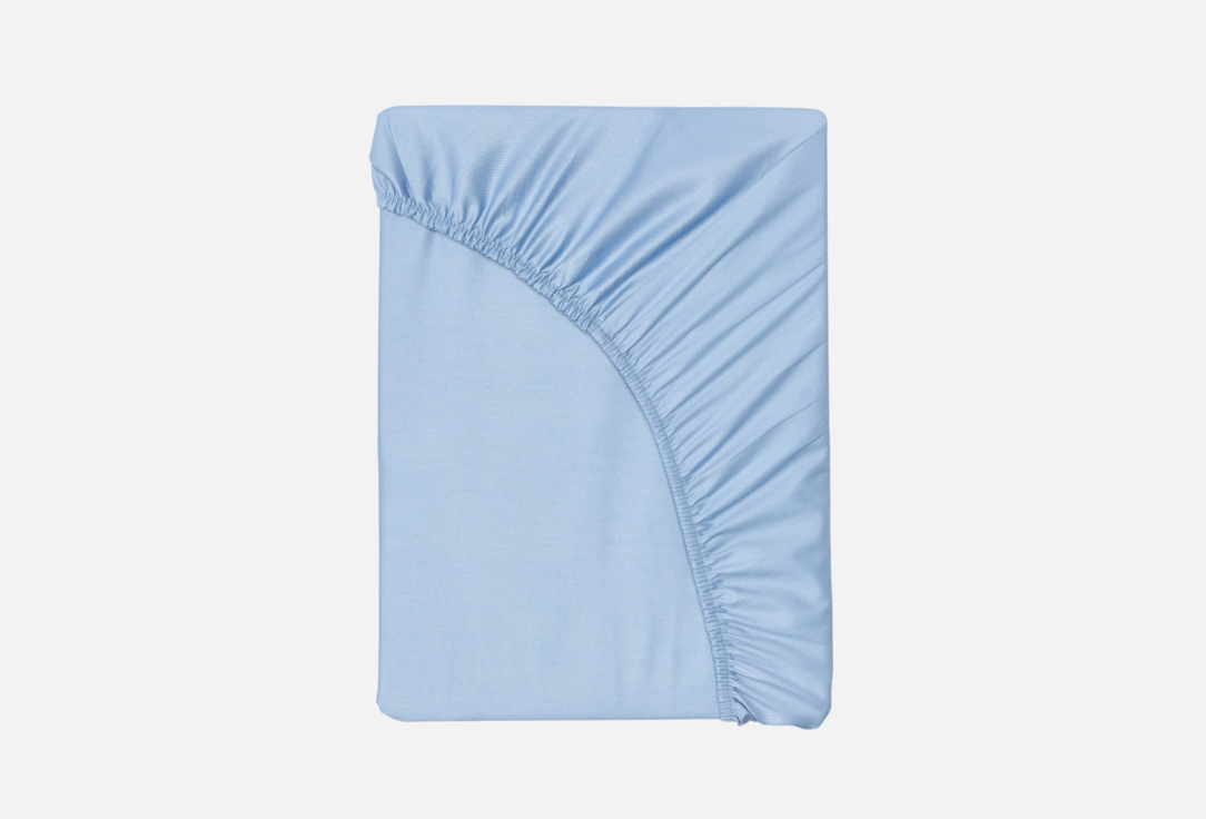 Изображение товара Простыня на резинке ECOTEX Моноспейс 160х200 сатин хлопок гипоаллергенная