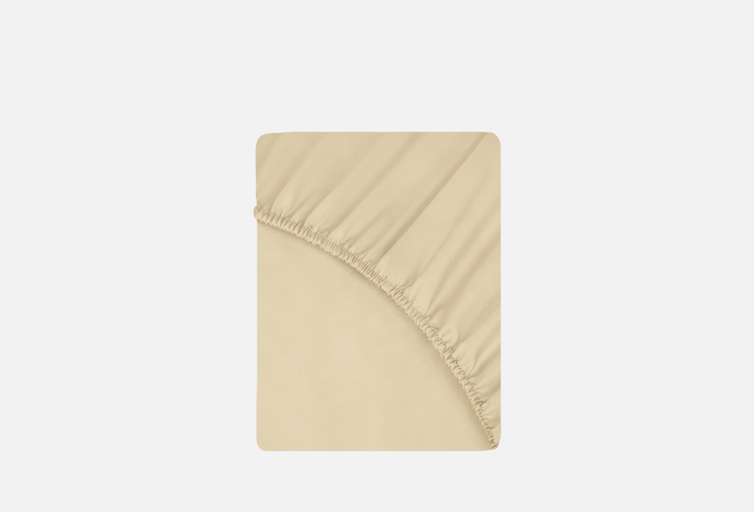 

Простыня на резинке ECOTEX, Бежевый, Моноспейс, крем, 200х200 1 шт