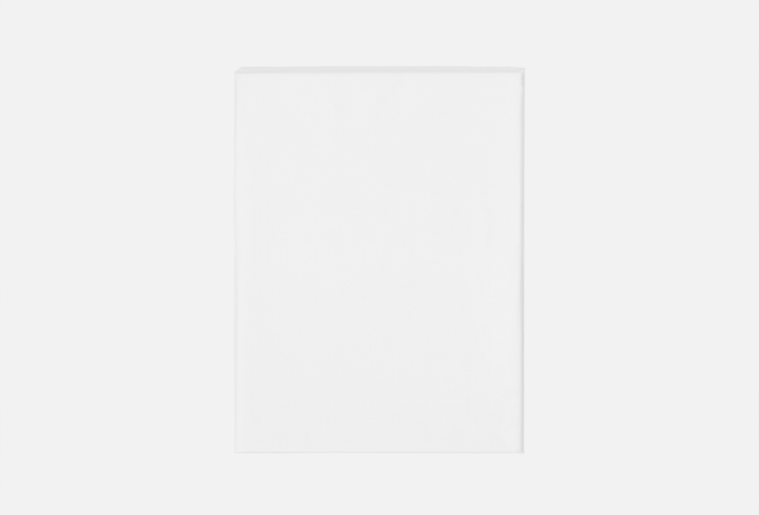 Изображение товара Простыня ECOTEX Моноспейс 220x240 белая из сатина органический хлопок