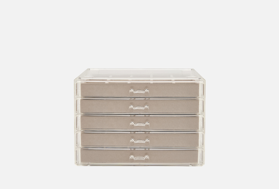 Изображение товара Шкатулка для украшений DENEZO Betti из акрила с отделениями и прозрачным верхом