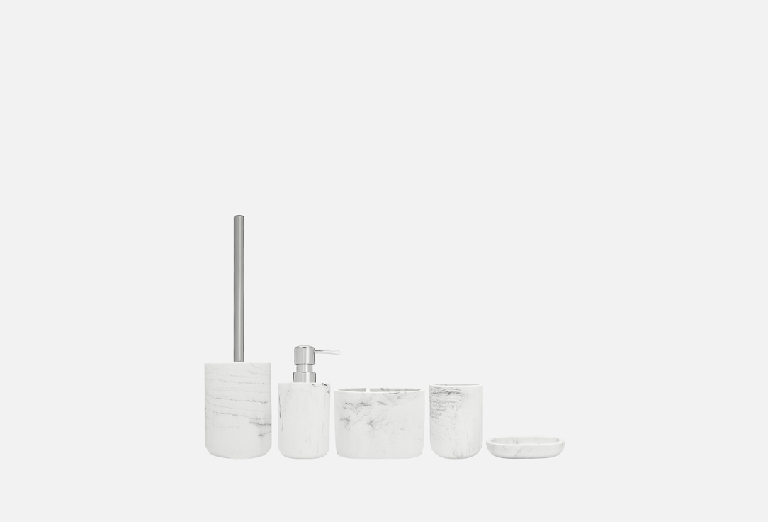 

Набор для ванной DENEZO, Белый, Daу 5 шт