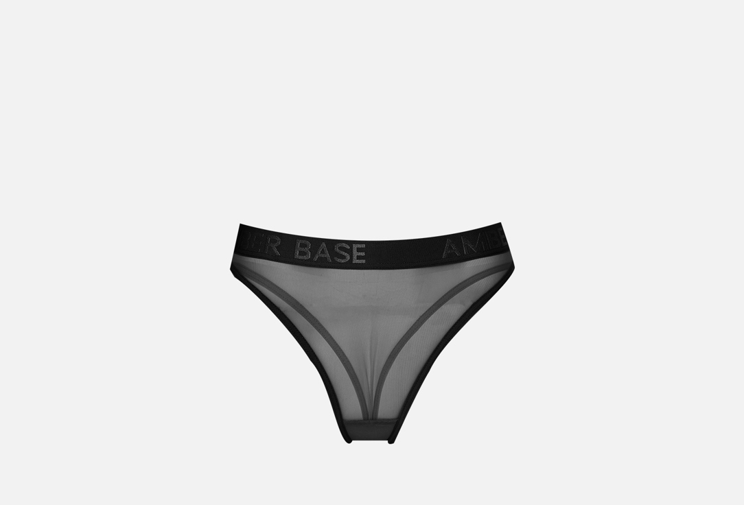 Изображение товара Трусы-стринги из сетки AMBER BASE черные