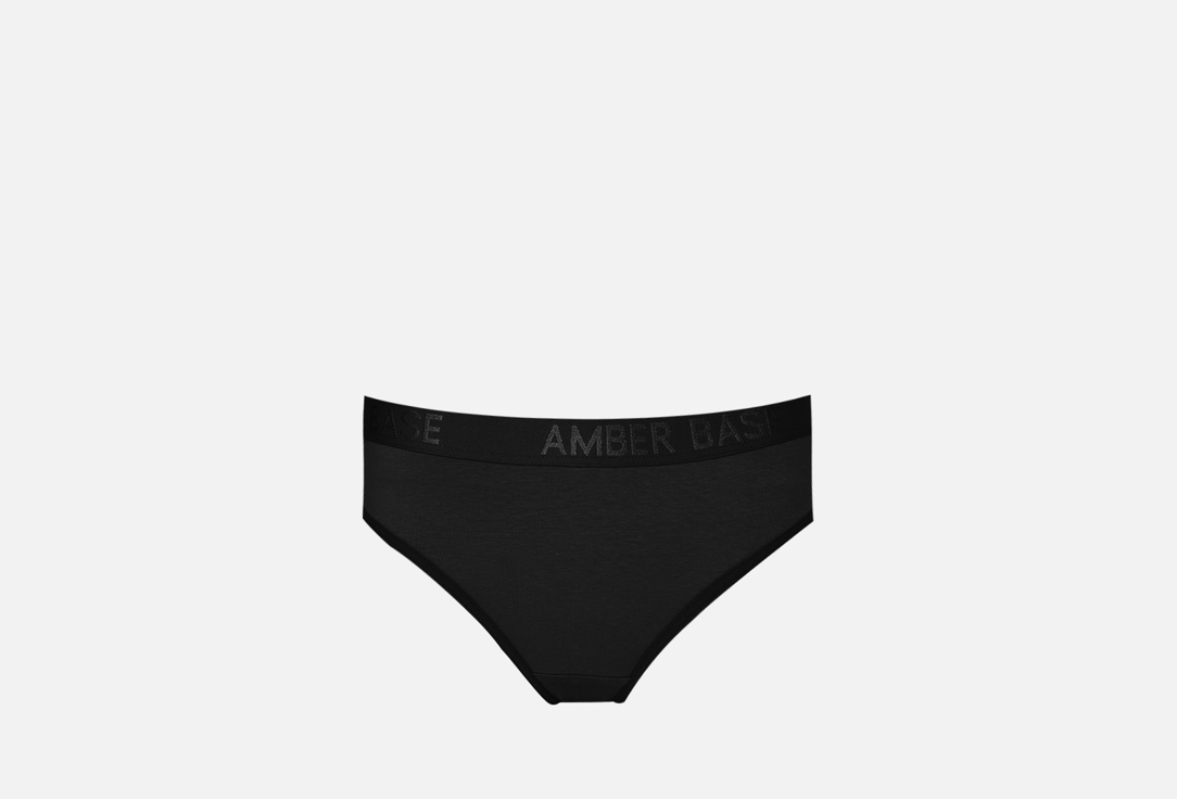 Изображение товара Трусы-бразилиана из хлопка AMBER BASE черные