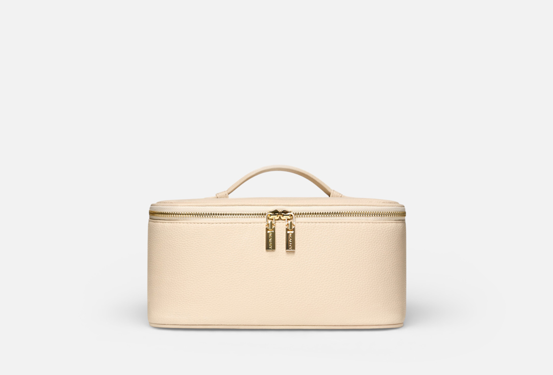 Изображение товара Косметичка дорожная Papuk Beauty из экокожи с ручкой и двумя отделениями