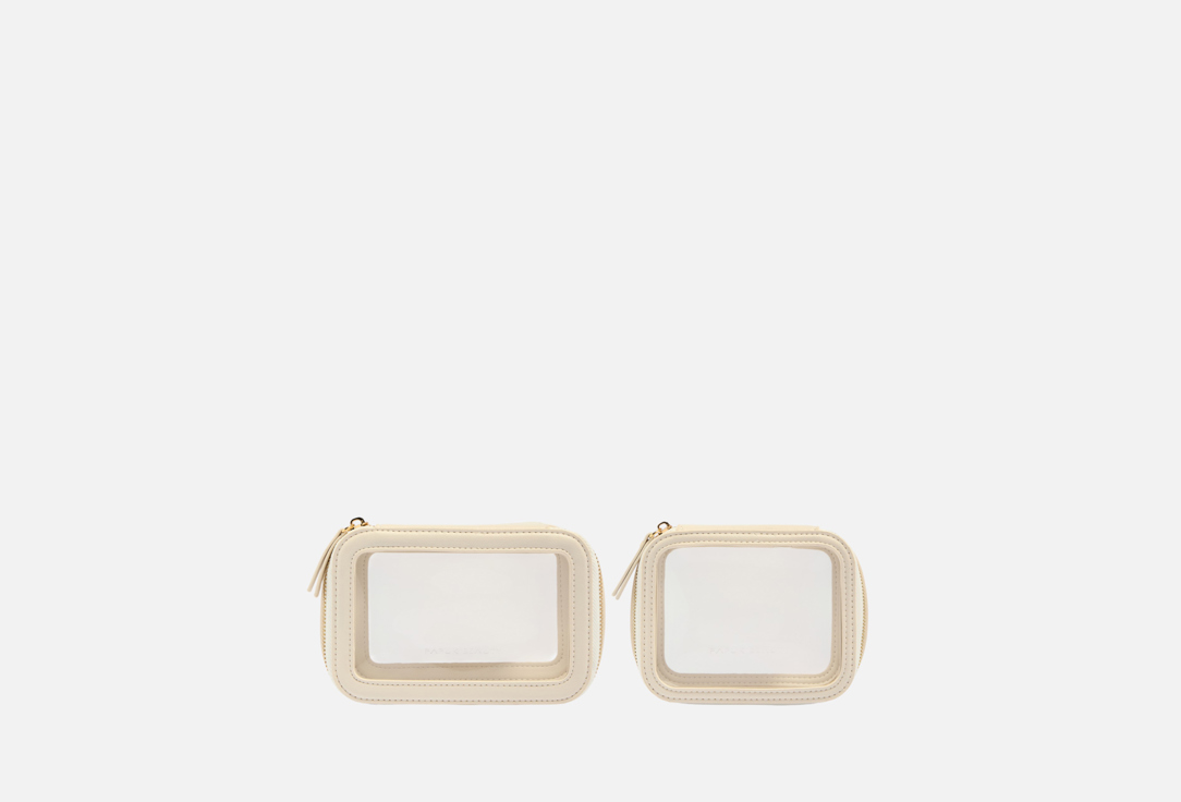 Изображение товара Набор мини косметичек PAPUK BEAUTY Trivista Duo Mini из эко-кожи и ПВХ для хранения косметики