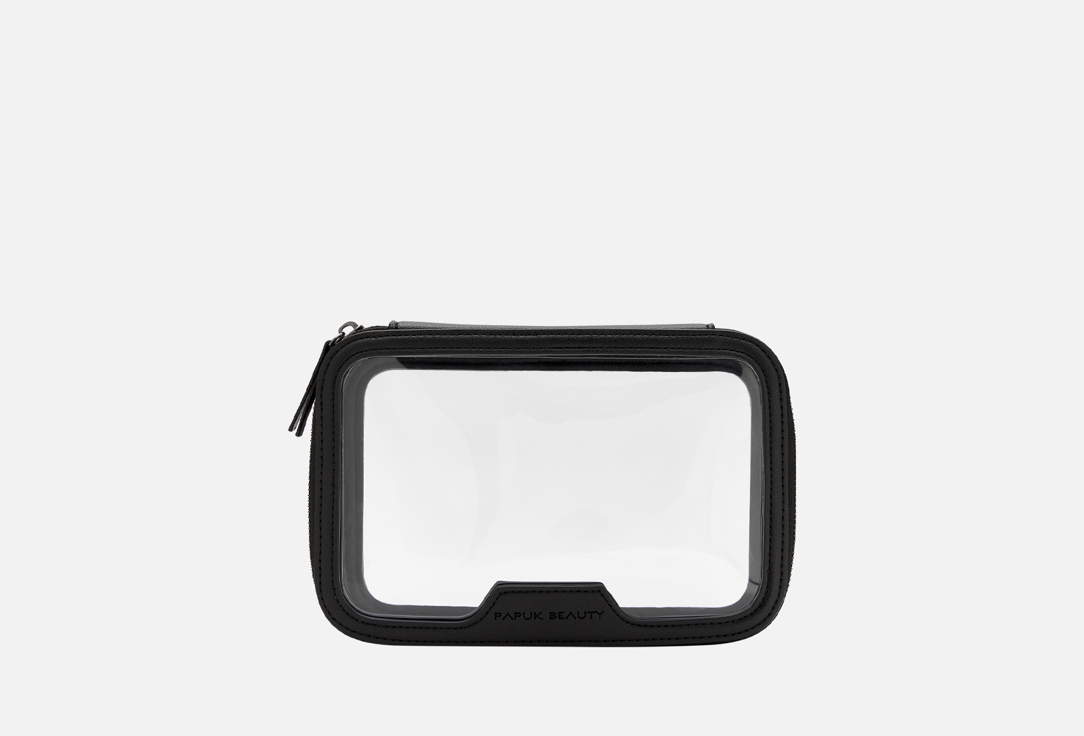 Изображение товара косметичка с прозрачными вставками PAPUK BEAUTY makeup bag middle