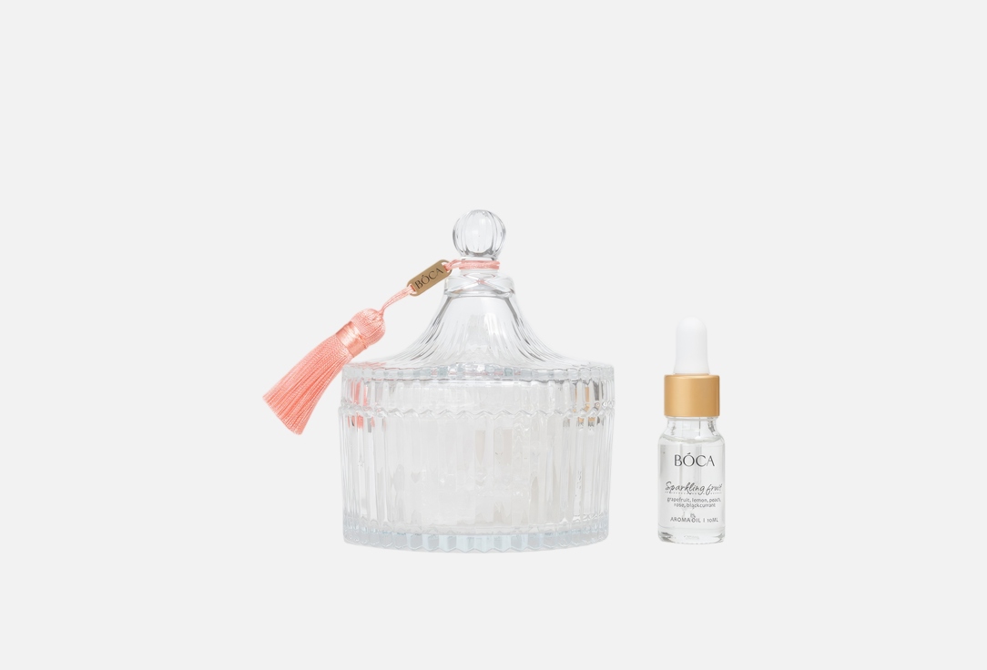 Диффузор с кварцевыми камнями в шкатулке BOCA AROMA Crystal Sparkling fruit 250 мл