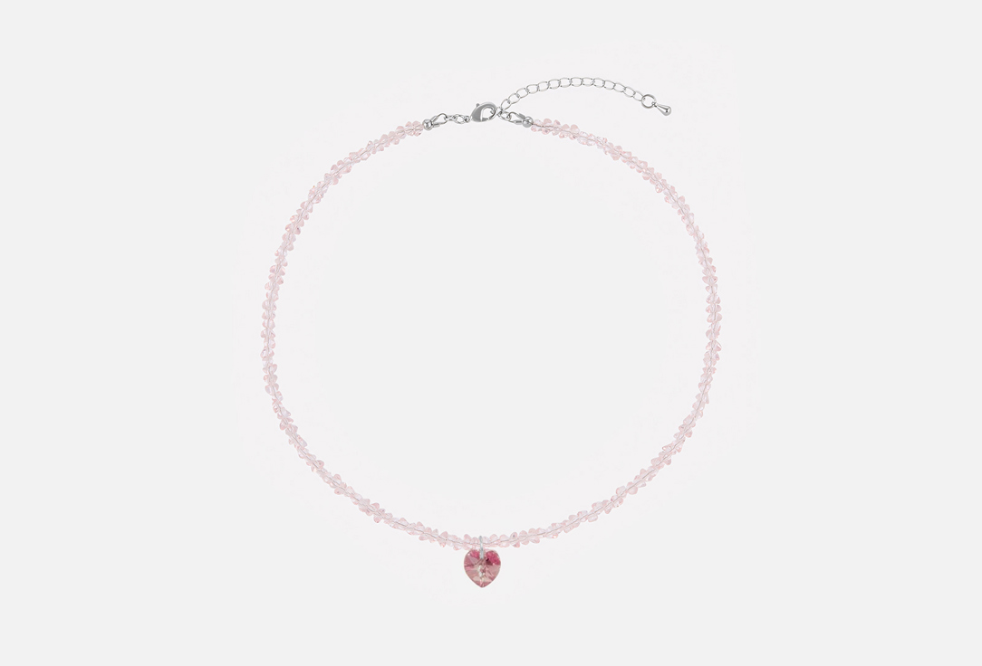 

Чокер PINKCODE, Pink Cristal родий 1 шт