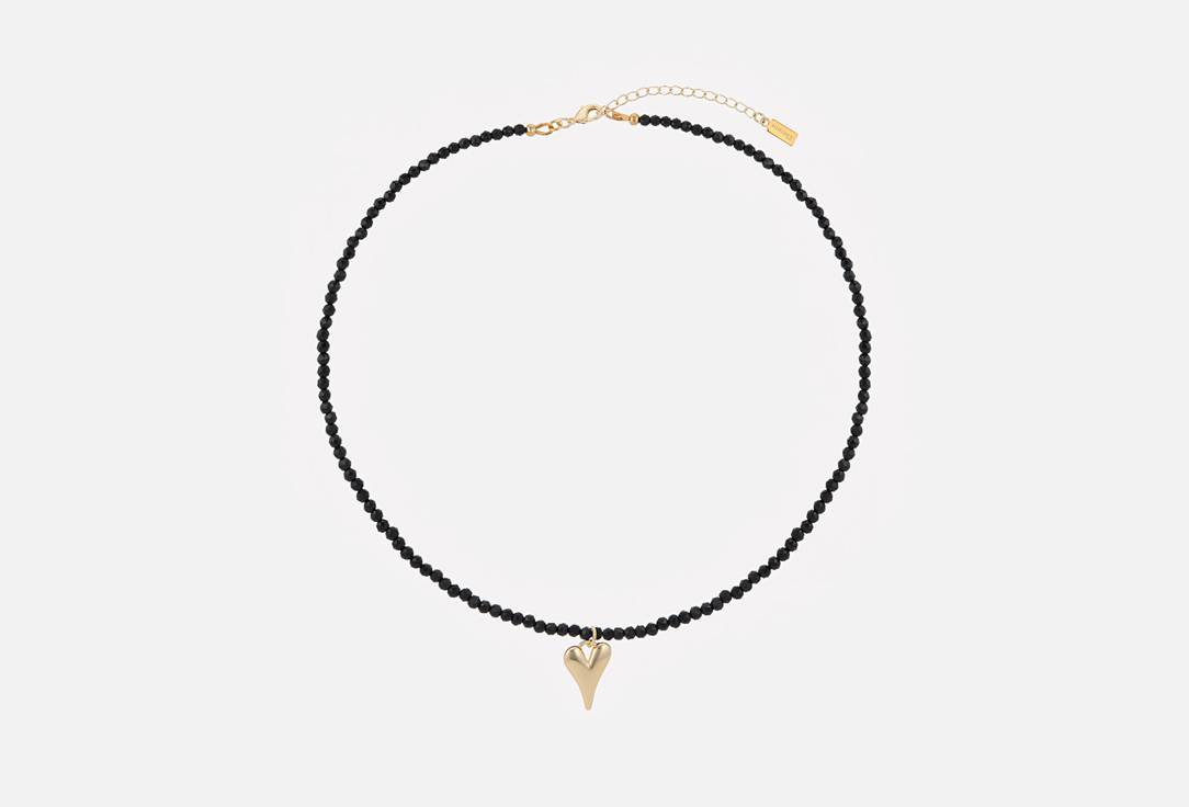 Изображение товара Чокер PINKCODE Black Heart позолота из агата для женщин