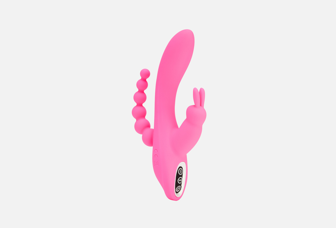 Изображение товара Вибратор-кролик Qualigo 3 в 1, розовый