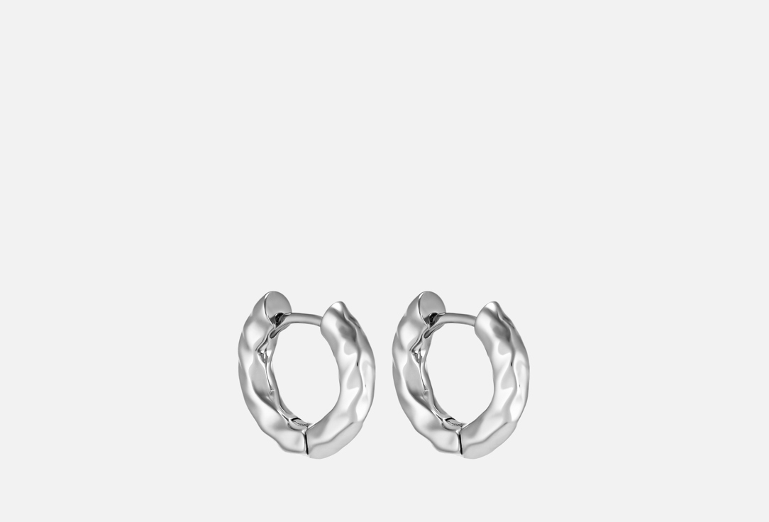 

Серьги PINKCODE, Metal родий 2 шт