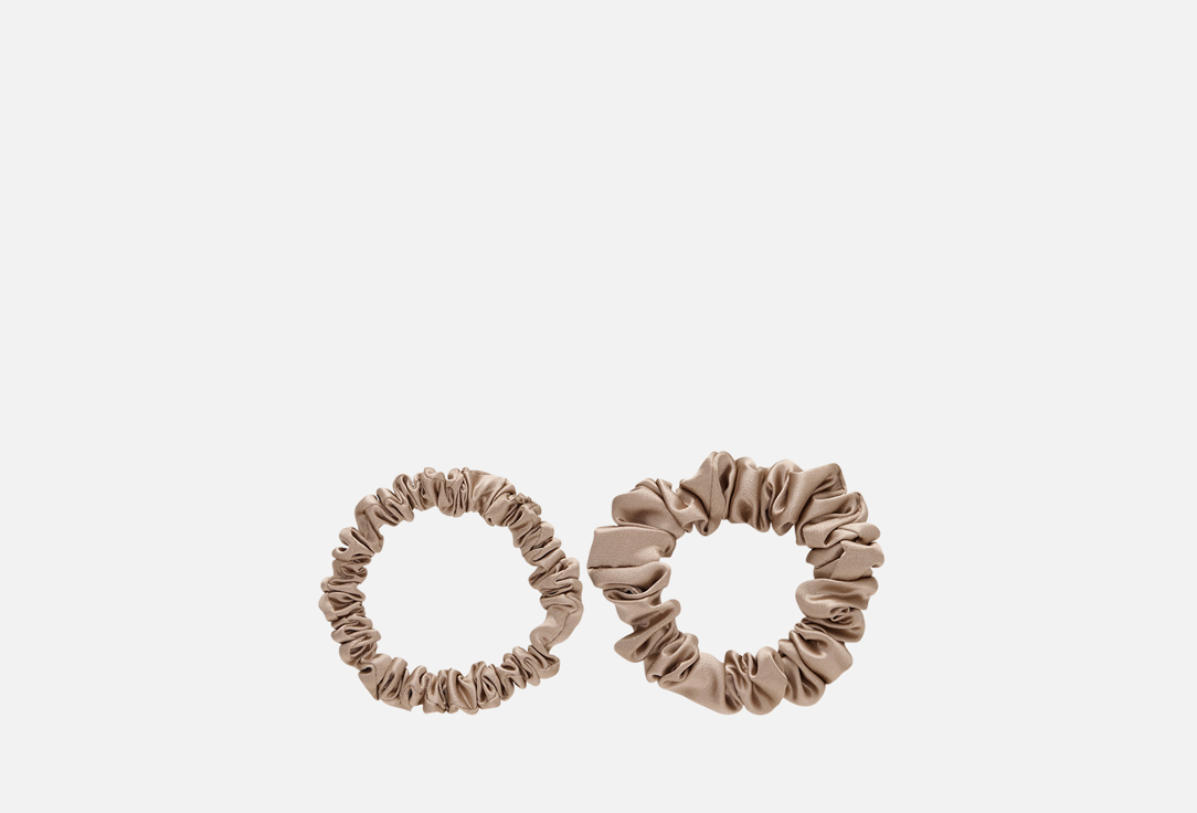 Изображение товара Набор шелковых резинок для волос 8 Horas of silk Latte