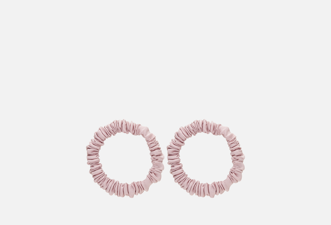 

Набор резинок для волос 8 HORAS OF SILK, Dust pink 2 шт
