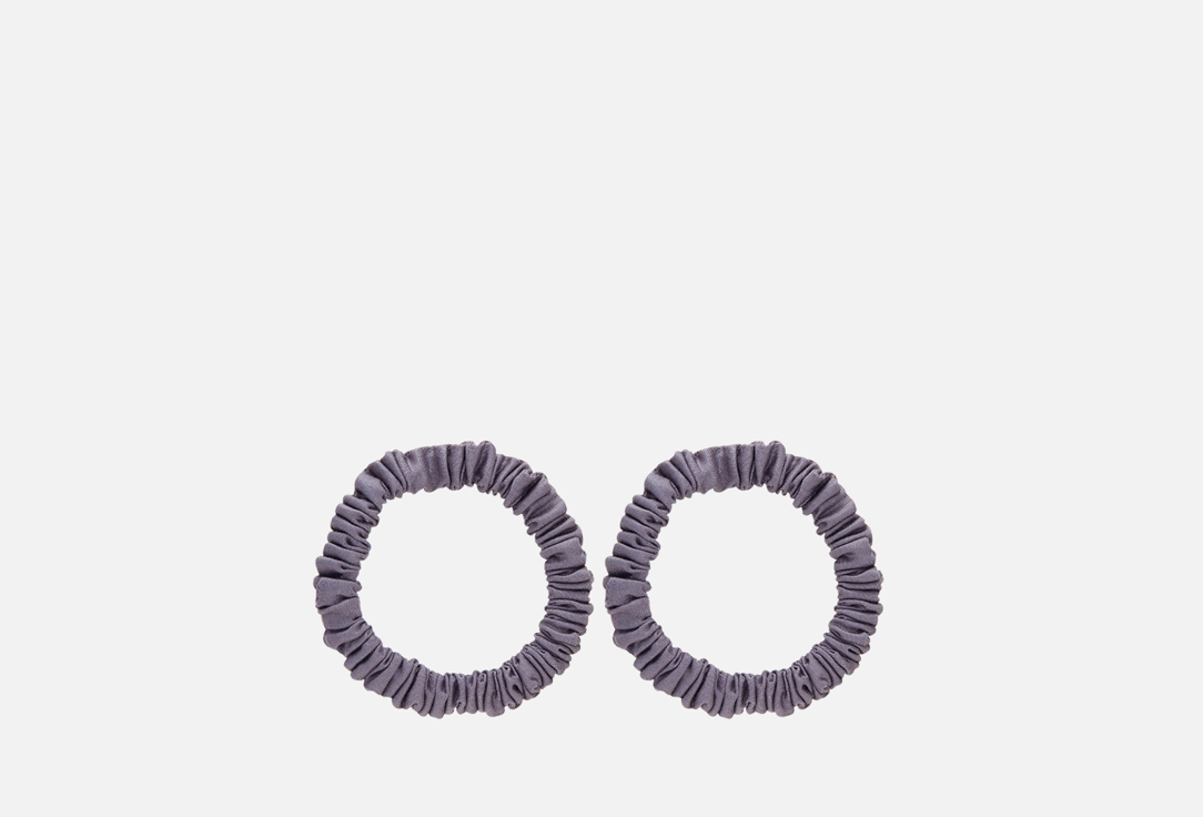 

Набор резинок для волос 8 HORAS OF SILK, Graphite 2 шт