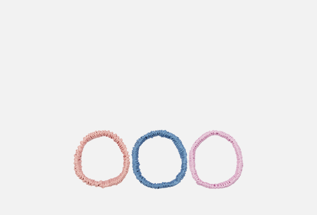 

Набор резинок для волос WEAR ACCESSORIES, Голубой, розовый, персиковый 3 шт