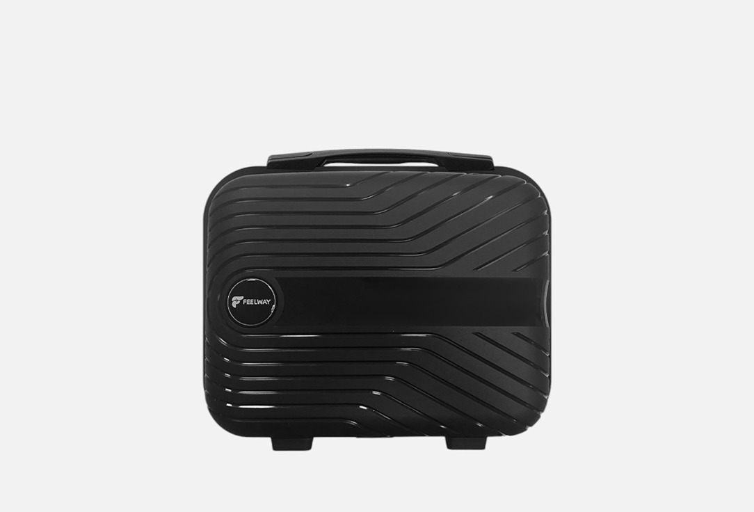 Изображение товара Кейс для чемодана FEELWAY черный из полипропилена, 3 отделения, ручная кладь