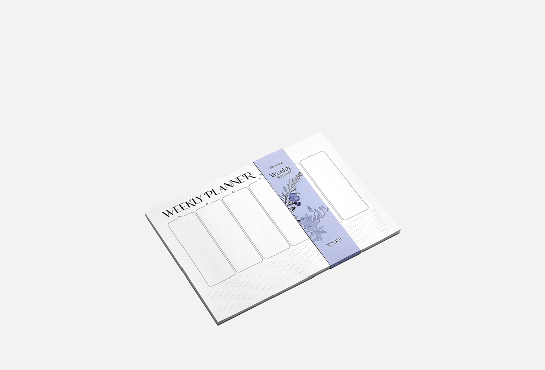 

отрывной ежедневник TOUDI, Hortensia на неделю 1 шт