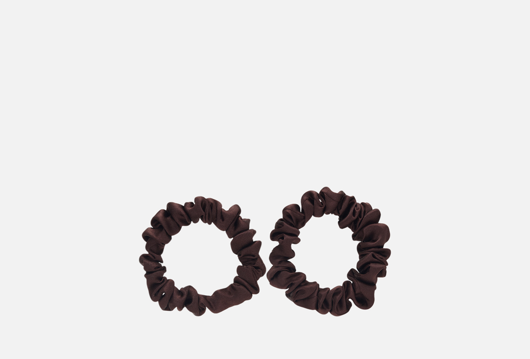 Изображение товара Набор шелковых резинок для волос 8 Horas of silk Chocolate
