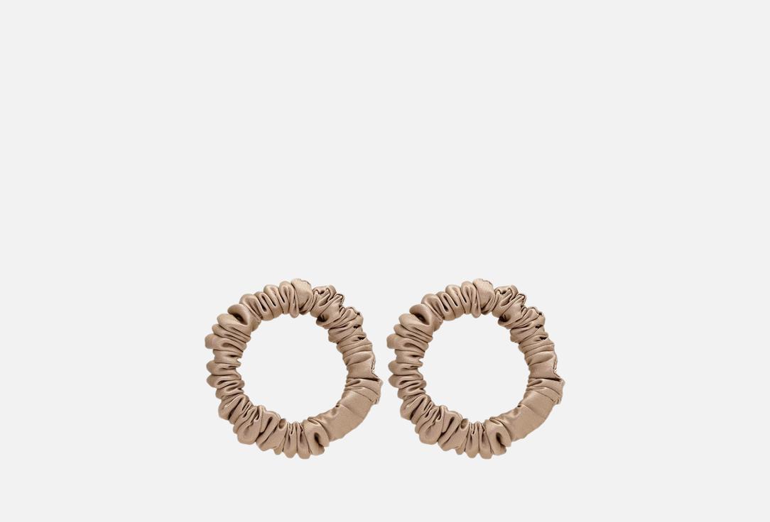 Изображение товара Набор шелковых узких резинок для волос 8 Horas of silk Latte