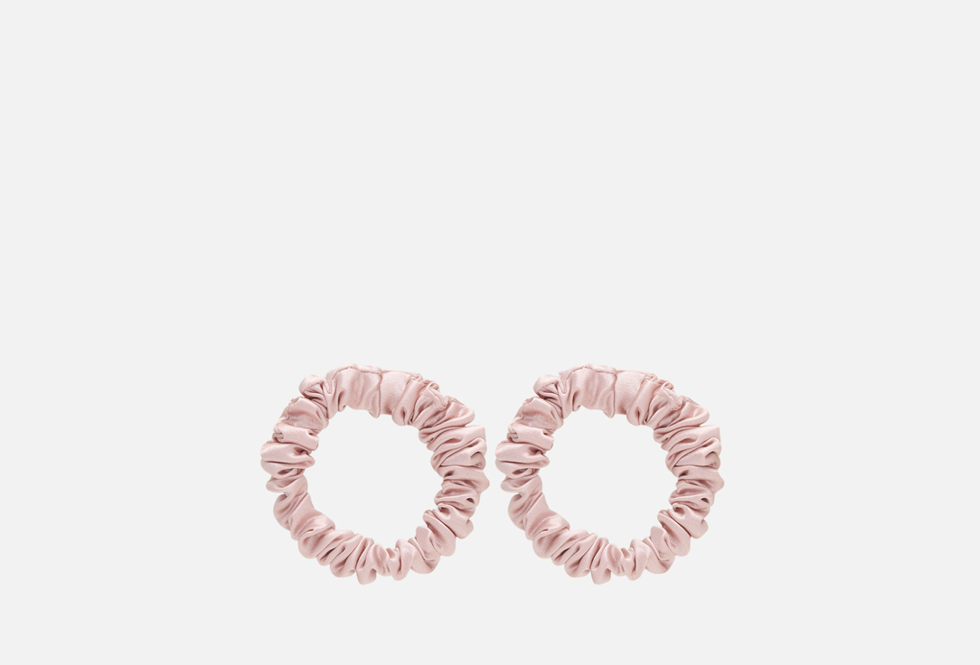 

Набор шелковых узких резинок для волос 8 HORAS OF SILK, Розовый, Sunset 2 шт