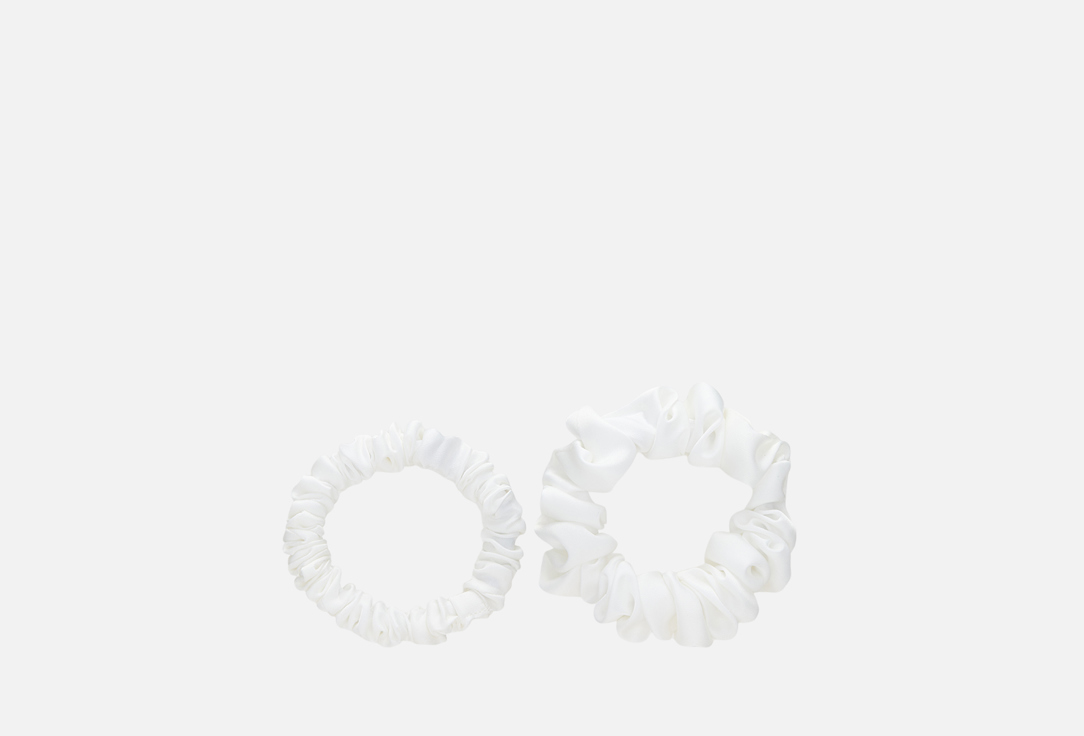 Изображение товара Набор шелковых резинок для волос 8 Horas of silk White