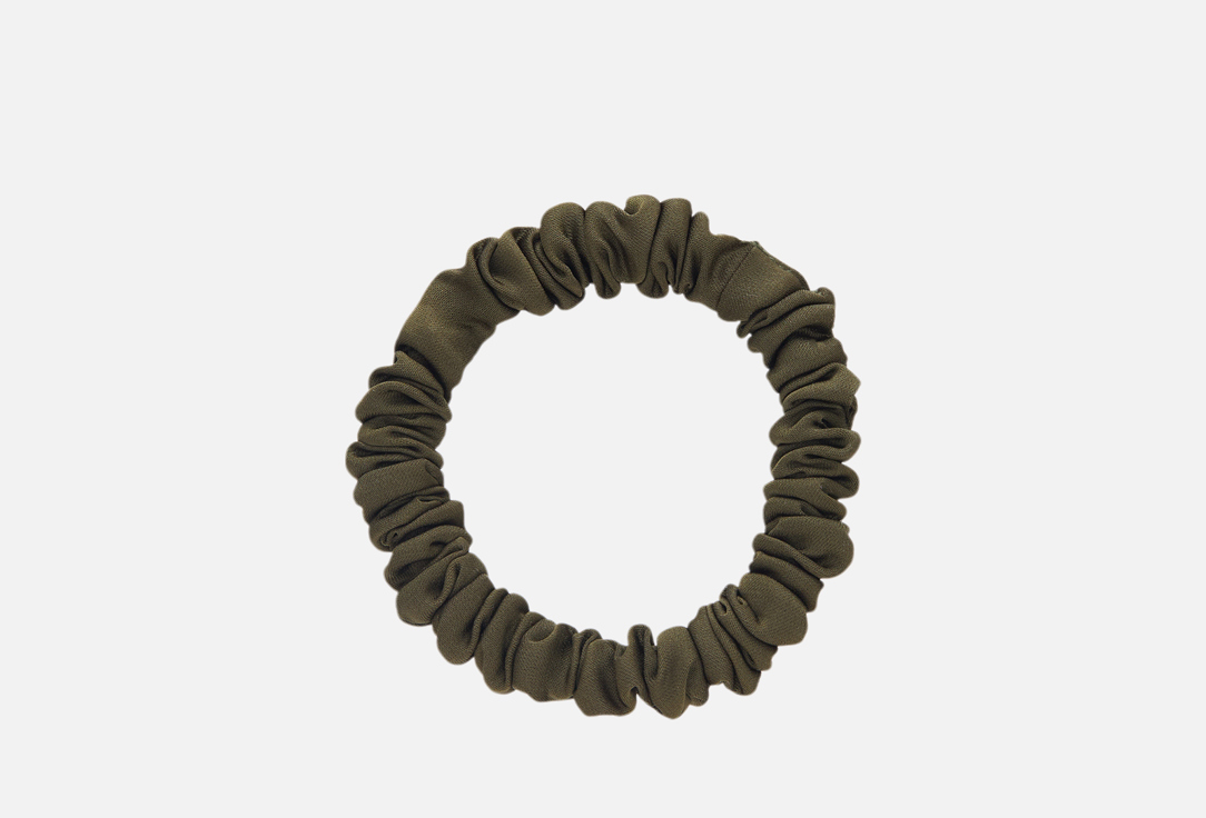 Изображение товара Шелковая узкая резинка для волос 8 Horas of silk Olive