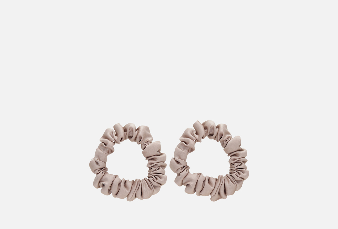 

Набор средних резинок для волос 8 HORAS OF SILK, Бежевый, Dark sand 2 шт