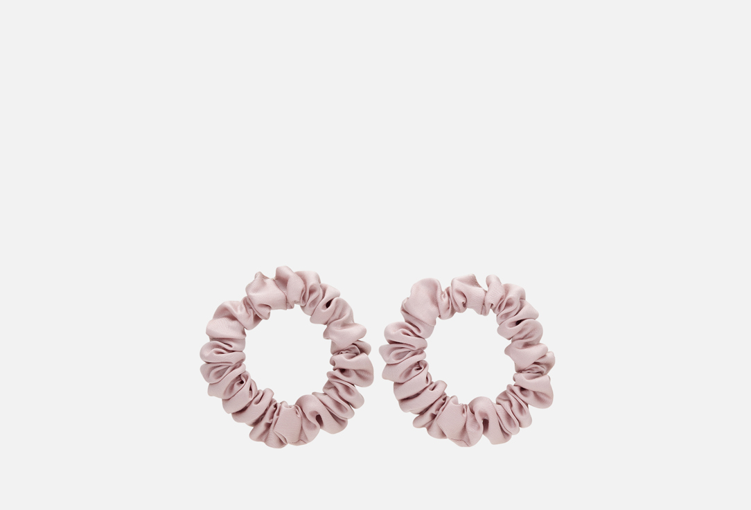 Изображение товара Набор средних резинок для волос 8 Horas of silk Dust pink