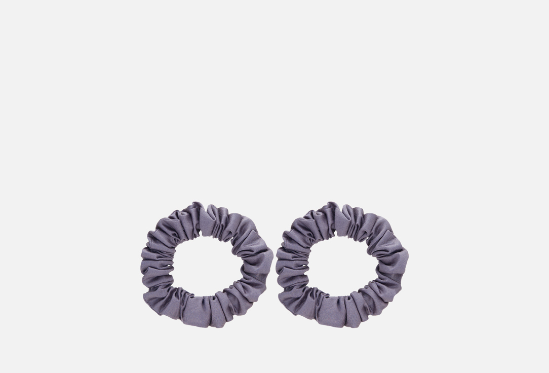 Изображение товара Набор узких резинок для вололс 8 Horas of silk Graphite, D 3,5 см