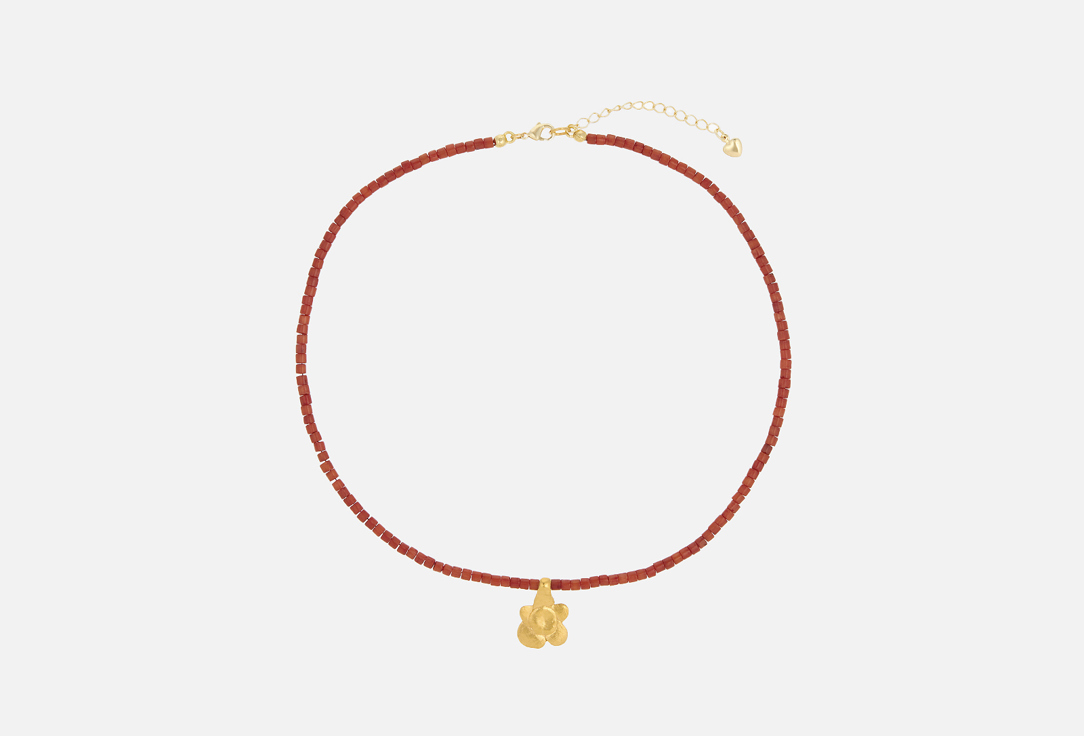 Изображение товара Чокер Sasha Gunga с кораллом и цветочком