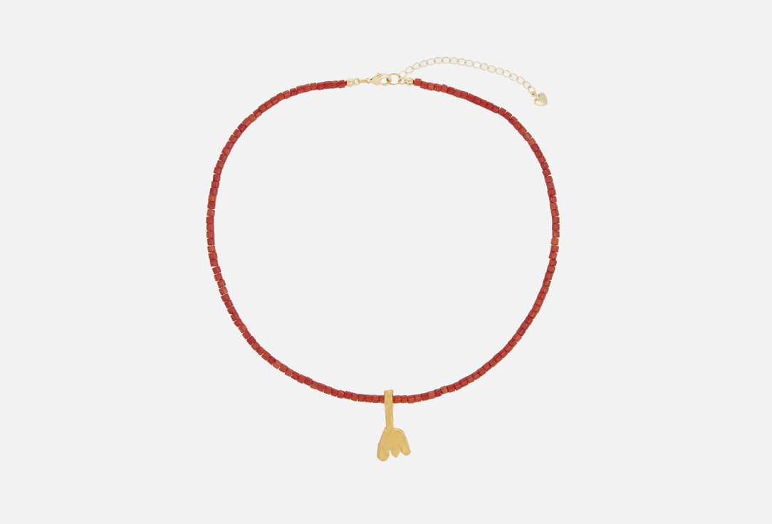 Изображение товара Чокер Sasha Gunga с кораллом и тюльпаном