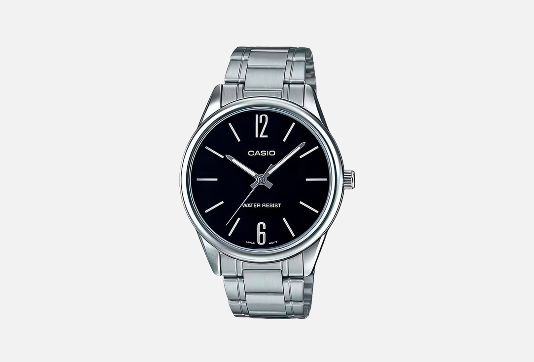 Изображение товара Мужские наручные часы Casio Collection МТP-V005D-1B аналоговые кварцевые 45 мм сталь водонепроницае