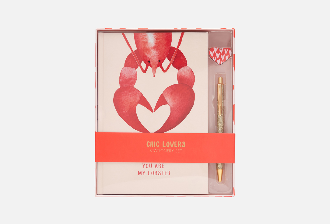 Изображение товара Канцелярский набор This is Love с блокнотом и ручкой A5 для учебы и работы