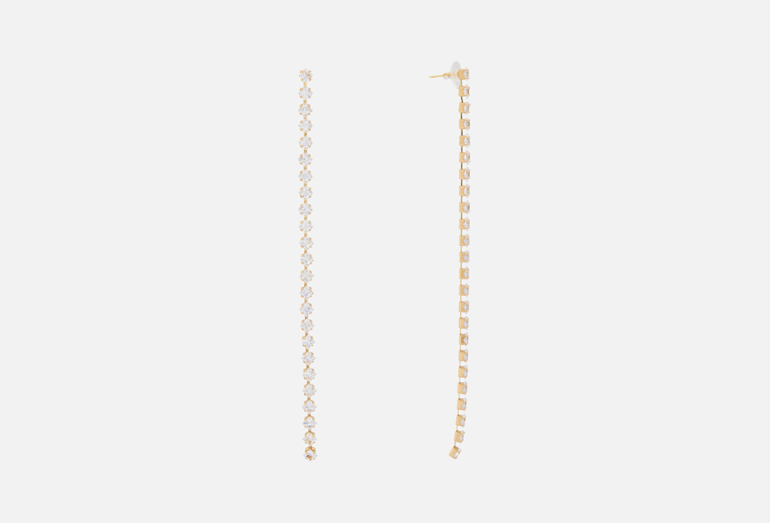 Изображение товара серьги 19.stone с фианитами, дорожка