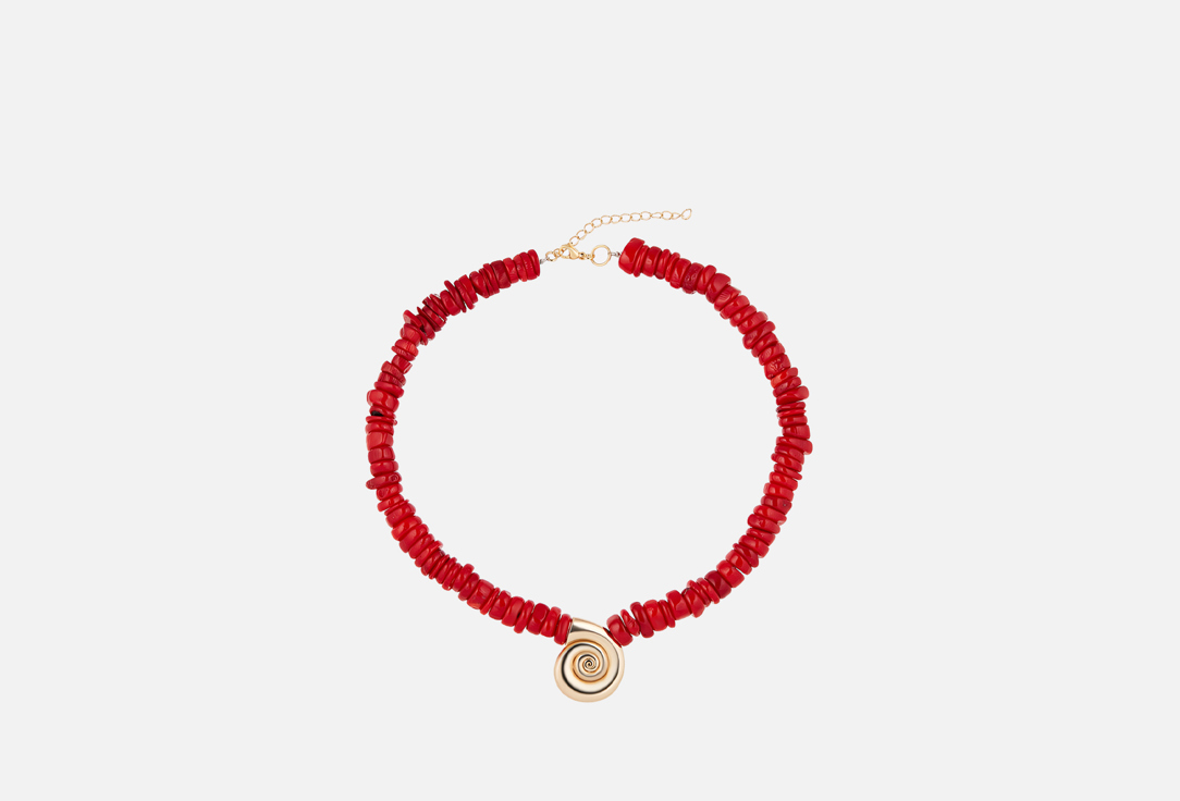 Изображение товара Чокер pollystore из коралла с ракушкой